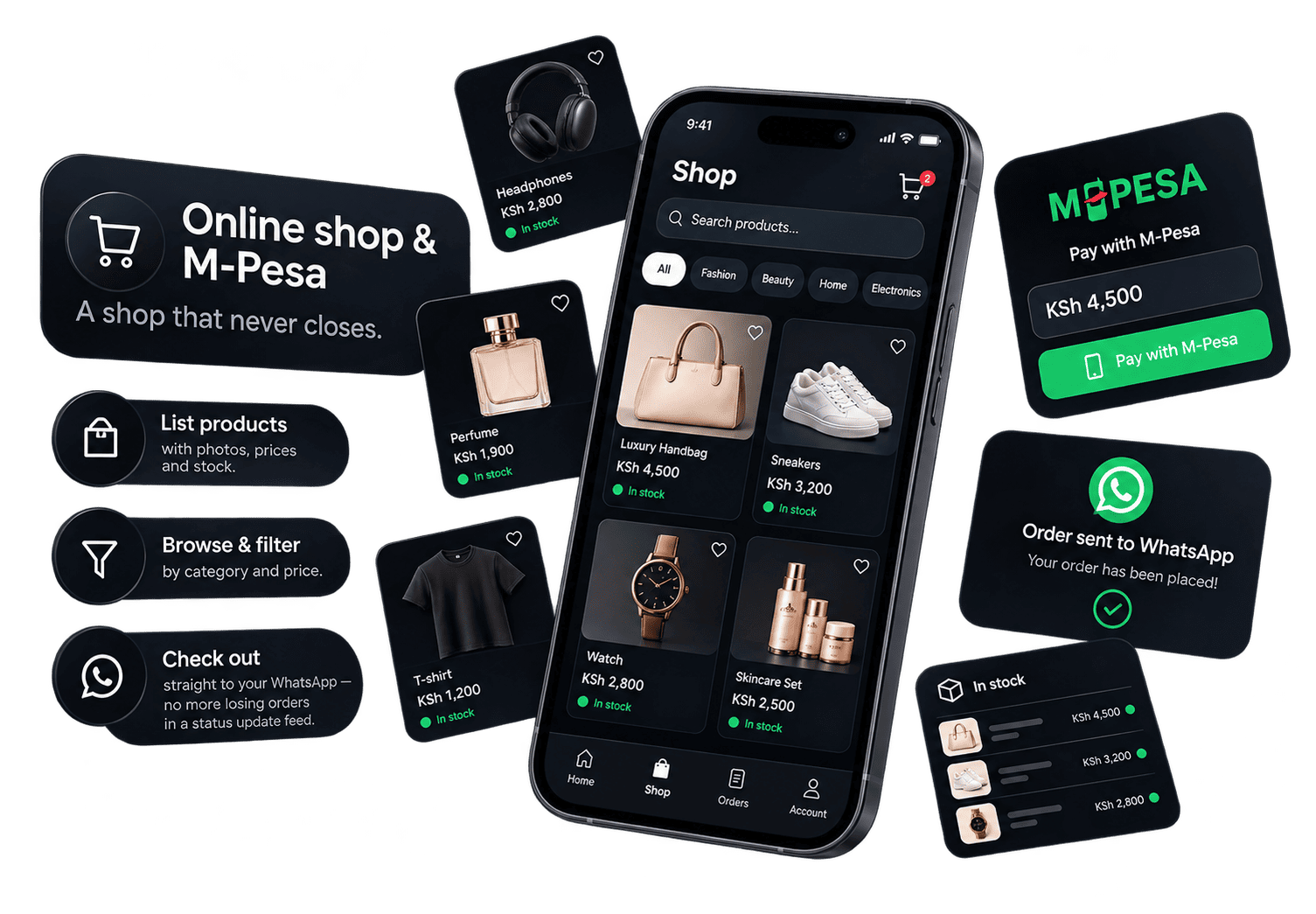 TenaWork shop preview